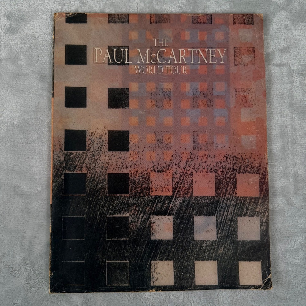 Vintage Paul McCartney World Tour 1989-1990 Concert Program Book Memorabilia